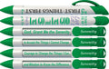 Greeting Pen Serenity Prayer Inspirational Green Pens With Rotating Messages, 6-Pack (36028)