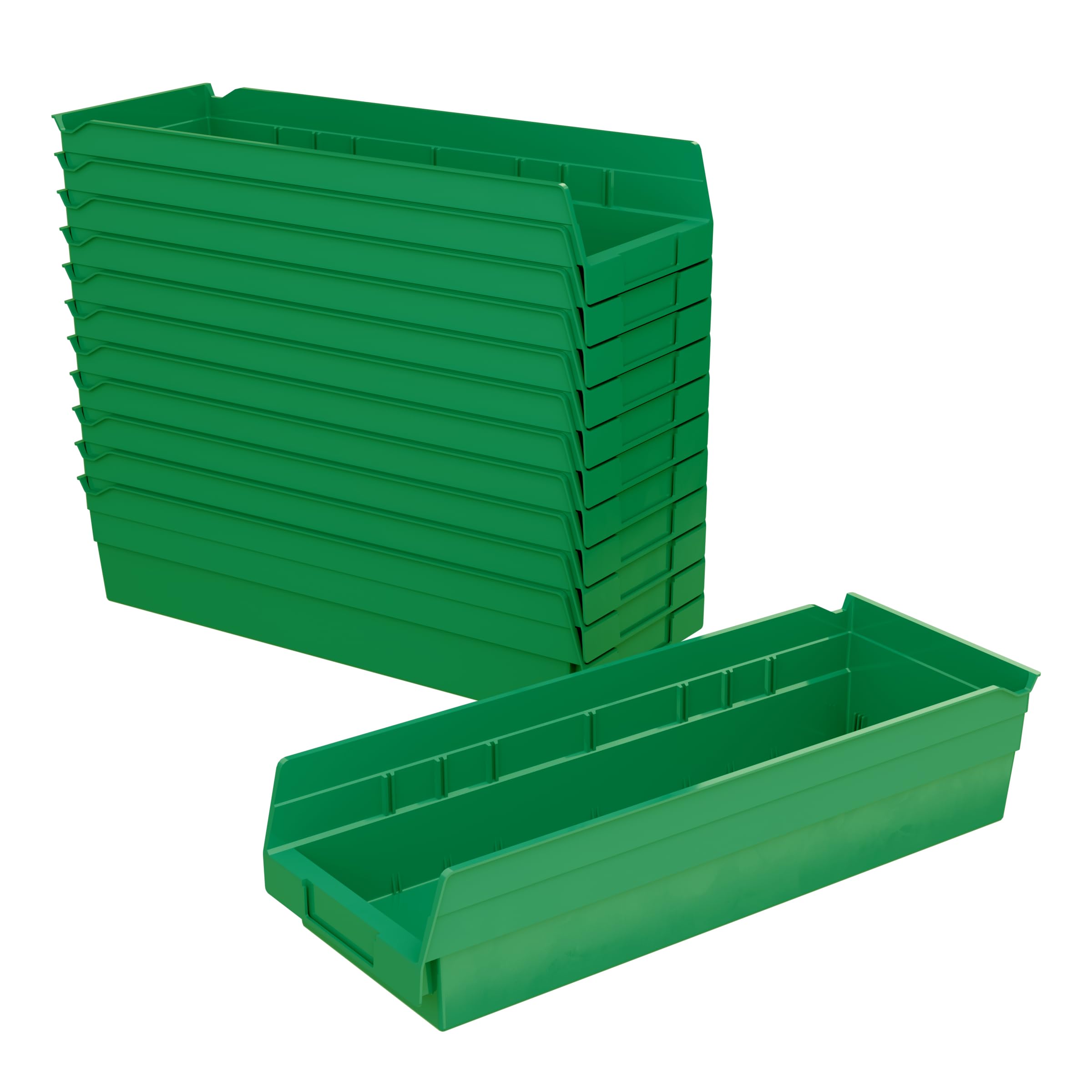 Akro-Mils 30138 Plastic Containers For Organizing And Storage Bins For Closet, Kitchen Cabinet, Or Pantry Organization, 18-Inch