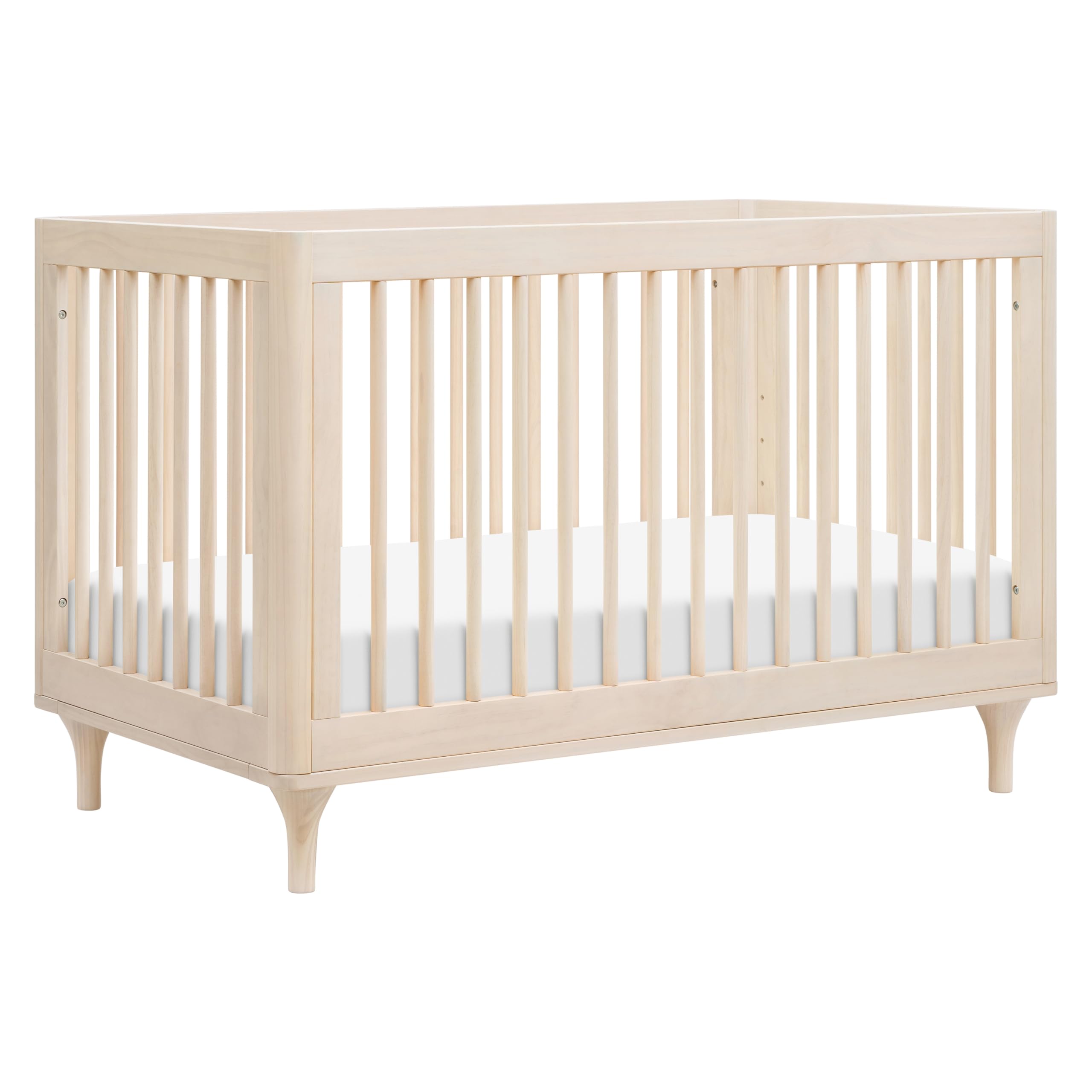 babyletto Lolly 3-in-1 Convertible Baby Crib with Toddler Bed & Daybed Conversion - Strong, Durable and Easy Assembly - GREENGUA