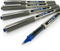 Uni-Ball - Ub-157 Liquid Ink Rollerball Pens - 0.7Mm Nib - Blue Ink - Pack Of 5
