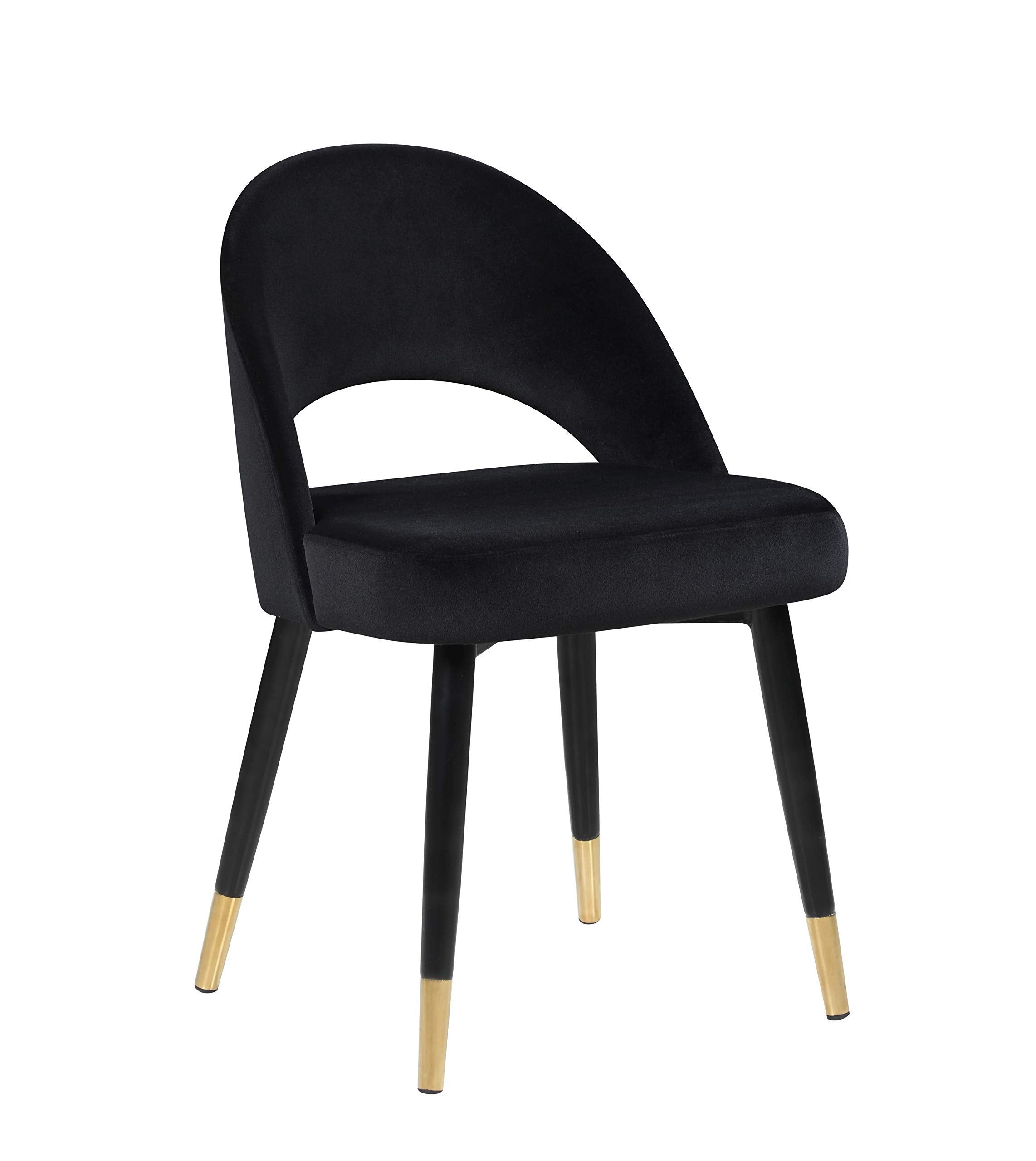 Coaster Furniture Lindsey Arched Back Upholstered (Set of 2) Black Side Chair 193562
