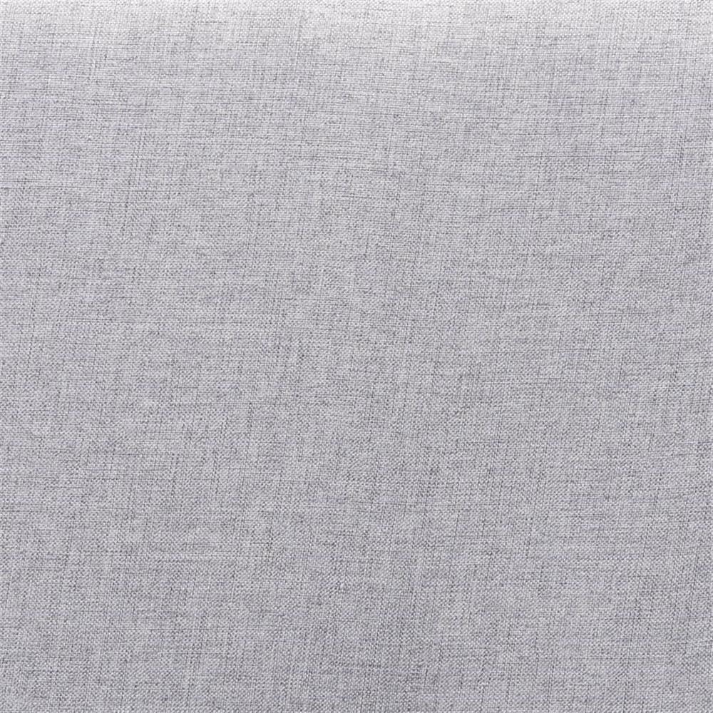 Baxton Studio Dexter Modern and Contemporary Light Grey Fabric Upholstered and Walnut Brown Finished Wood Full Size Headboard