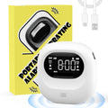 Roxicosly Vibrating Alarm Clock for Heavy Sleepers, Battery Operated Bed Shaker Alarm Clock for Travel, Cordless, USB-C Recharge