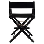 American Trails Extra-Wide Premium 24" Director'S Chair Black Frame With Black Canvas, Counter Height