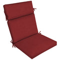 Arden Selections Outdoor Chair Cushion, 21 X 20, Rain-Proof, Fade Resistant 20 X 21, Ruby Red Leala