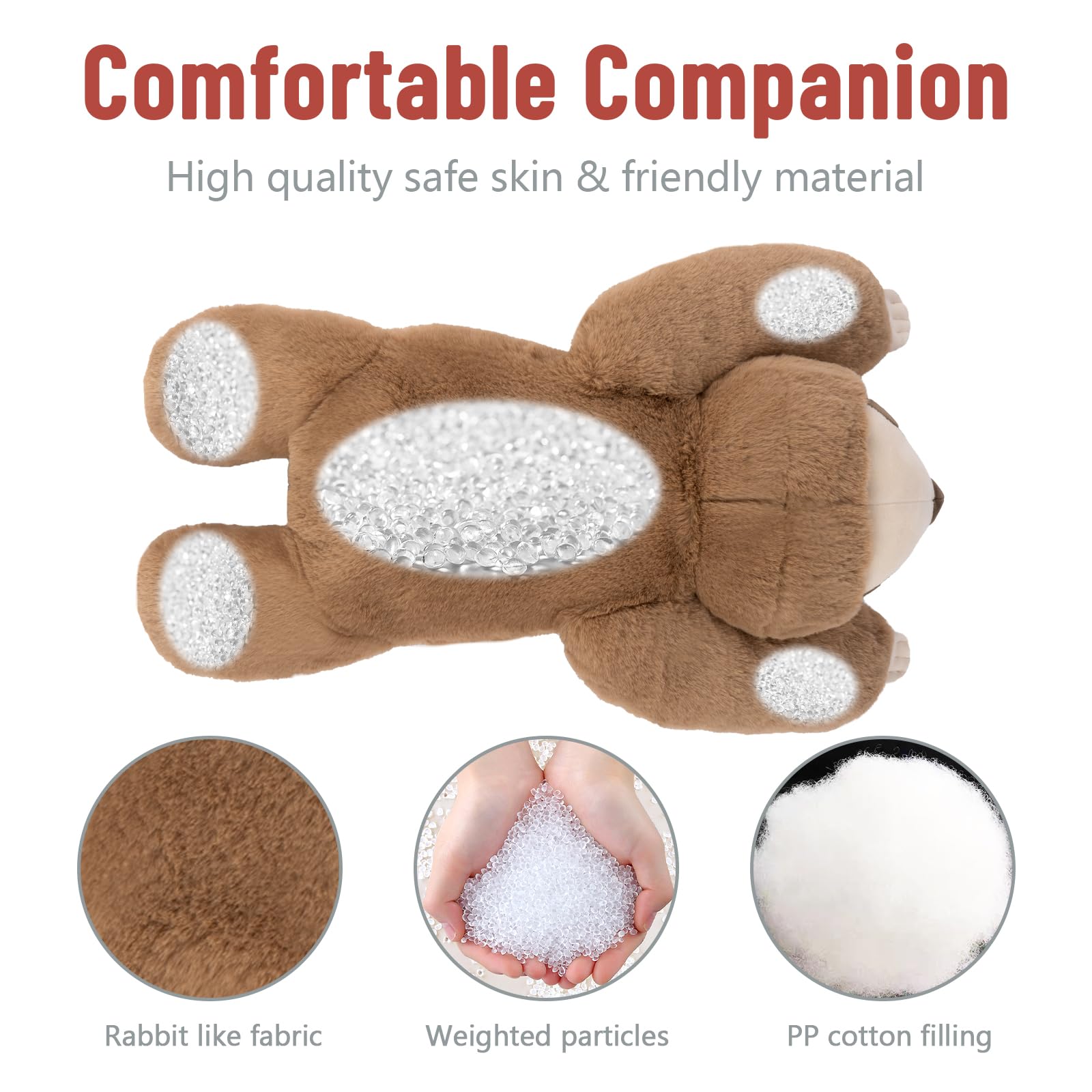 Niuniu Daddy 26 Sloth Weighted Stuffed Animal - Large Plush Toy for Kids & Adults, Perfect Gift for Christmas & Birthdays