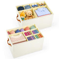 Adjustable Dividers Closet Organizers Bins, Versatile Storage Box  2 Pack
