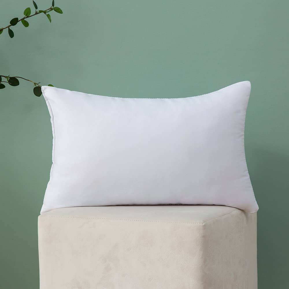 Miulee Throw Pillow Insert Premium Pillow Stuffer Sham Rectangle For Decorative Cushion Bed Couch Sofa 12X24 Inch