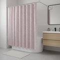 72 Blush And Silver Abstract Shower Curtain
