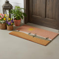17 X 29 Brown Orange And Yellow Cactus Outdoor Coir Door Mat