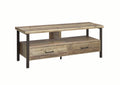 Rustic Weathered Pine 60 TV Console