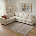 8 X 10 Taupe And Tan Animal Print Area Rug