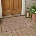 2 X 3 Black Brown And Gray Handmade Indoor Outdoor Area Rug
