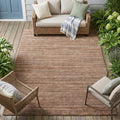 9 X 12 Black Brown And Gray Handmade Indoor Outdoor Area Rug