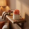 3 Inch Pink Autumn Harvest Scented Mini Pumpkin Candle In Clear Glass Jar