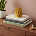 6 Gold Black Ice Scented Dimensional Palm Leaf Candle