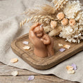 3 Bronze Black Ice Scented Baby Dimensional Candle