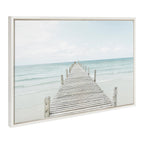 Sylvie Ocean Beach Framed Canvas Set