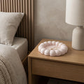 5 Pale Pink Resin Handmade Round Trinket Tray