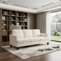 84 Beige Linen Sofa