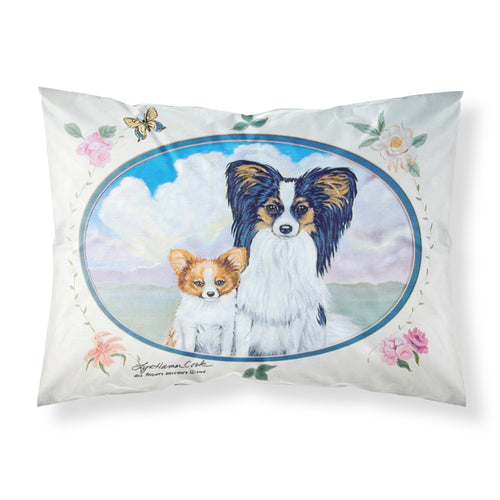 'Caroline'S Treasures 7243Pillowcase Papillion Moisture Wicking Fabric Standard Pillowcase, Large, Multicolor'
