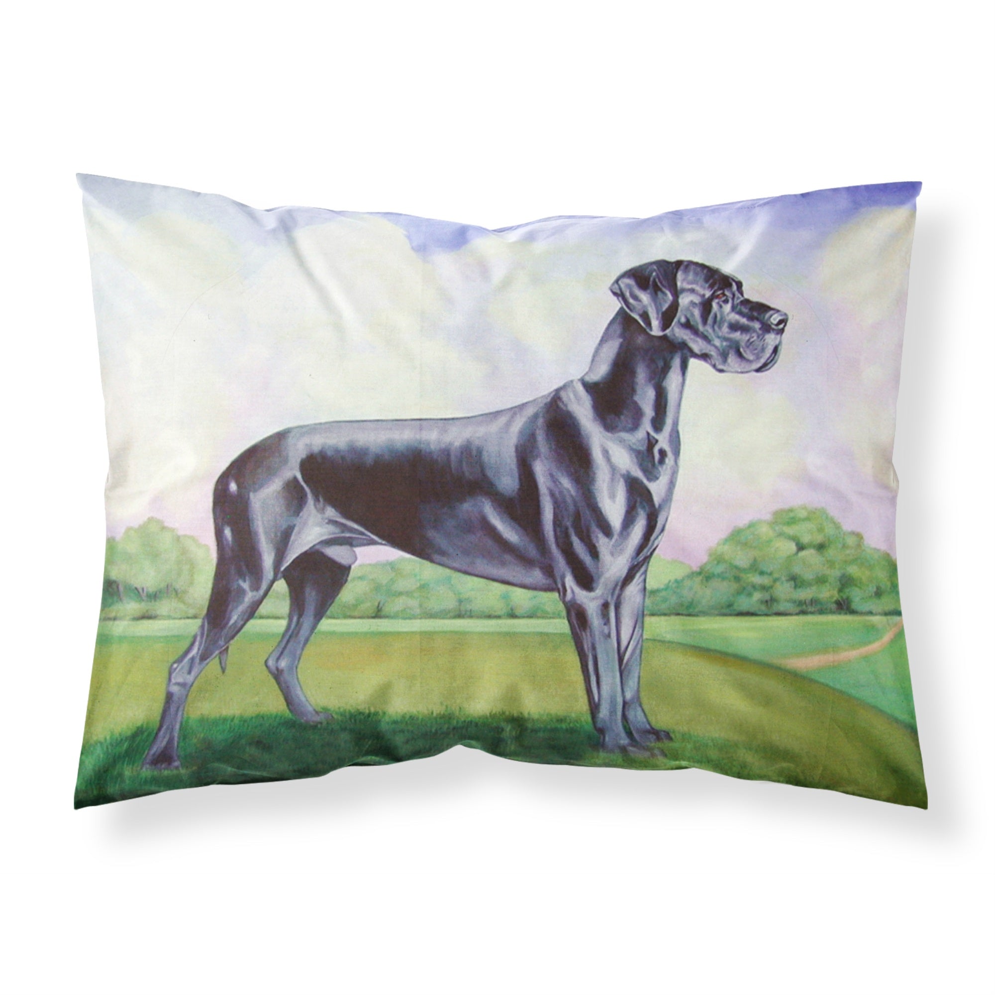 'Caroline'S Treasures 7245Pillowcase Great Dane Moisture Wicking Fabric Standard Pillowcase, Large, Multicolor'