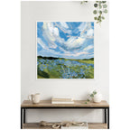 Texas Bluebonnets by Emily Kenney Framed Canvas Wall Art Print