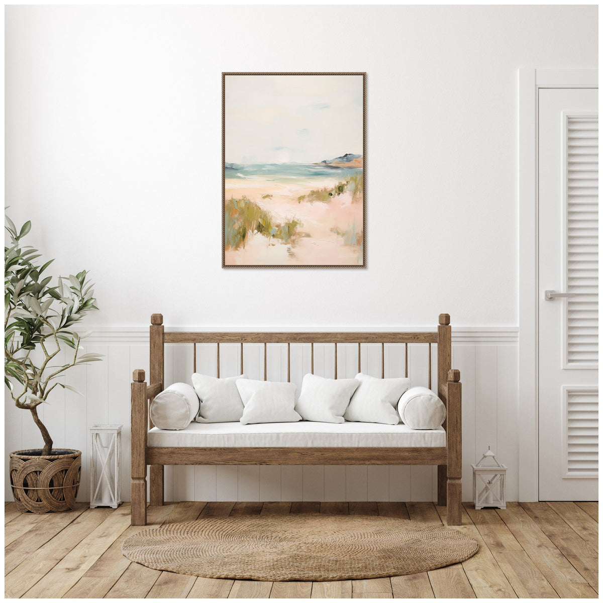 Tranquil Landscape V expansion by Amy Lighthall Framed Canvas Wall Art Print