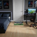 2 X 3 Black Green And White Soccer Washable Area Rug