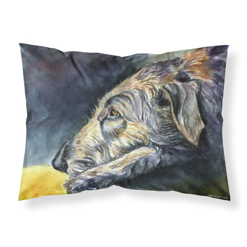 'Caroline'S Treasures 7353Pillowcase Irish Wolfhound Sleeper Fabric Standard Pillowcase, Large, Multicolor'