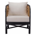 Ferrara Rattan Accent Chair  Black/Natural