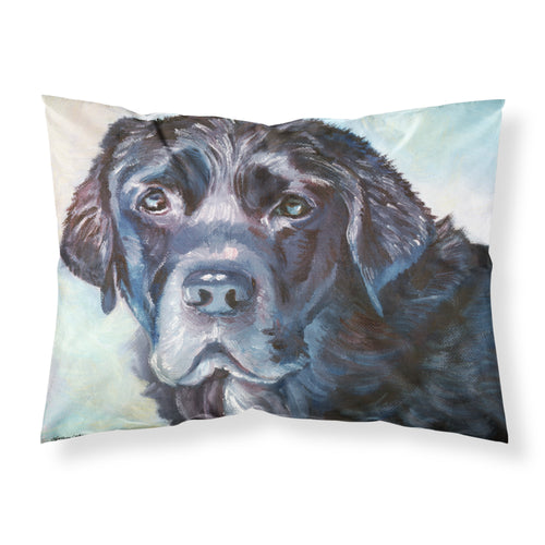 'Caroline'S Treasures Black Labrador Face Fabric Standard Pillowcase 7419Pillowcase, Multicolor'