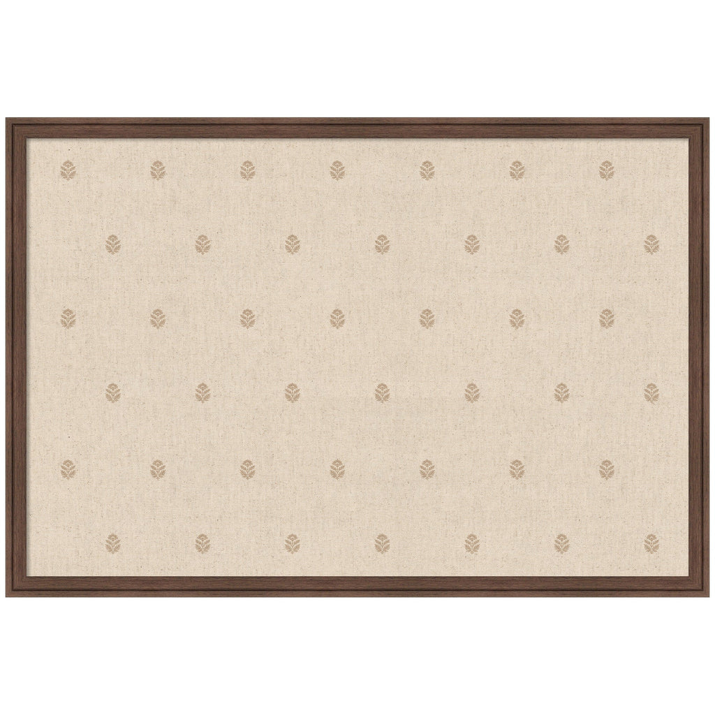 Pinboard Beige Botanical Block Print
