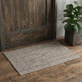 2 X 3 Taupe And Brown Abstract Hand Woven Area Rug