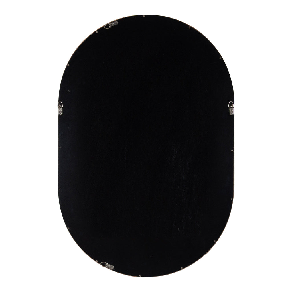 Hutton Wood Framed Capsule Mirror