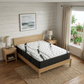 14 Inch Graphite And Titanium Infused Full XL Gel Memory Foam Firm Hybrid Mattress