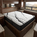 14 Inch Graphite And Titanium Infused Short King 72 x 75 Gel Memory Foam Medium Hybrid Mattress