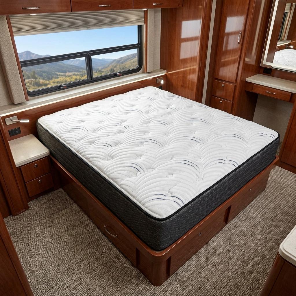 11 Inch Short King 72 x 75 Foam Extra Firm Hybrid Mattress