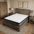 12 Inch Split California King Foam Plush Euro Top Hybrid Mattress