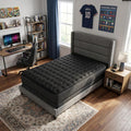 13 Inch Copper Infused Twin Gel Memory Foam Extra Firm Hybrid Mattress