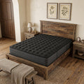 13 Inch Copper Infused Queen Gel Memory Foam Extra Firm Hybrid Mattress