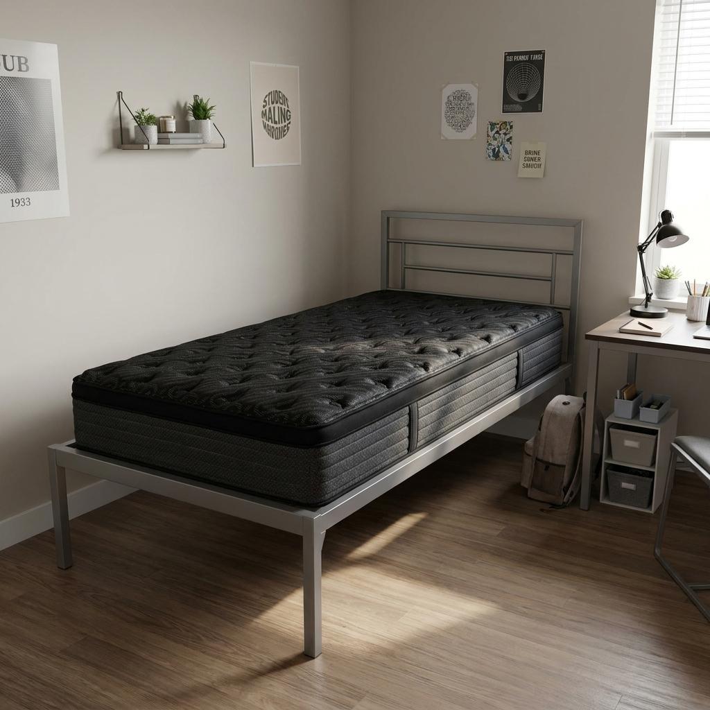 14 Inch Copper Infused Twin XL Gel Memory Foam Plush Euro Top Hybrid Mattress