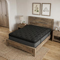 14 Inch Copper Infused Queen Gel Memory Foam Plush Euro Top Hybrid Mattress