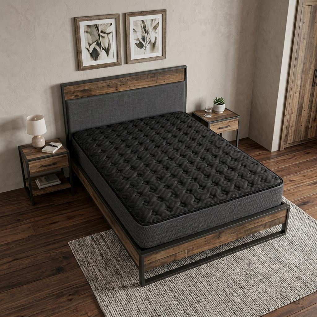 13 Inch Copper Infused Full Double Gel Memory Foam Firm Hybrid Mattress