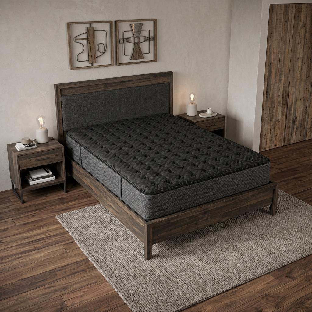 13 Inch Copper Infused California King Gel Memory Foam Firm Hybrid Mattress