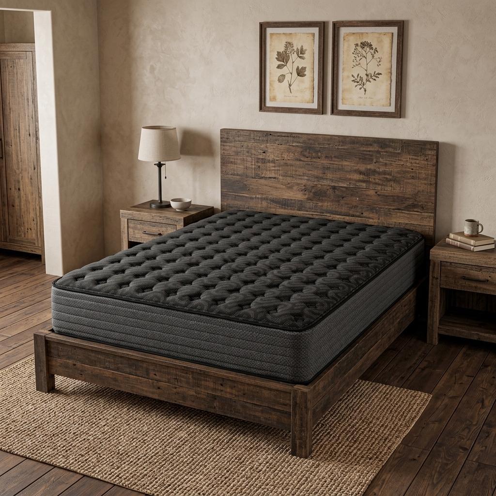 13 Inch Copper Infused Queen Gel Memory Foam Medium Hybrid Mattress