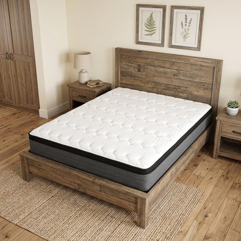11 Inch Full XL Foam Plush Euro Top Hybrid Mattress