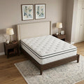 10 Inch Full Double Gel Memory Foam Medium Check Hybrid Mattress