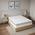10 Inch Queen Gel Memory Foam Medium Check Hybrid Mattress