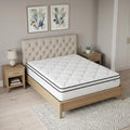 10 Inch Full Double Gel Memory Foam Medium Chevron Hybrid Mattress